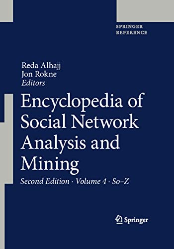 9781493971329: Encyclopedia of Social Network Analysis and Mining: Includes Digital Download