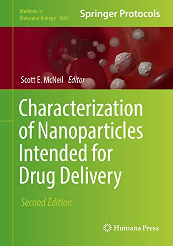 9781493973507: Characterization of Nanoparticles Intended for Drug Delivery: 1682 (Methods in Molecular Biology)
