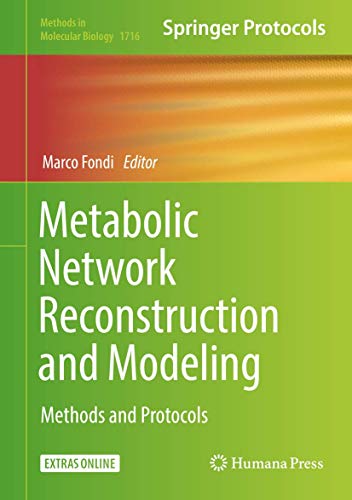 Beispielbild fr Metabolic Network Reconstruction and Modeling. Methods and Protocols. zum Verkauf von Antiquariat im Hufelandhaus GmbH  vormals Lange & Springer