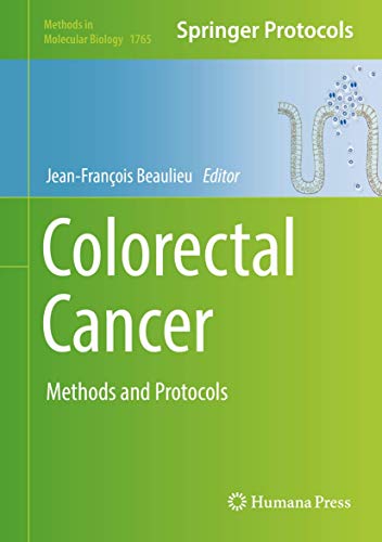 Beispielbild fr Colorectal Cancer: Methods and Protocols (Methods in Molecular Biology) zum Verkauf von Jasmin Berger