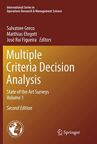 9781493979851: Trends in Multiple Criteria Decision Analysis: State of the Art Surveys: 233