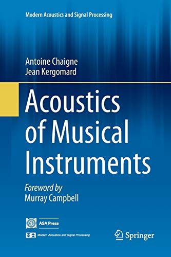Beispielbild fr Acoustics of Musical Instruments (Modern Acoustics and Signal Processing) zum Verkauf von GF Books, Inc.