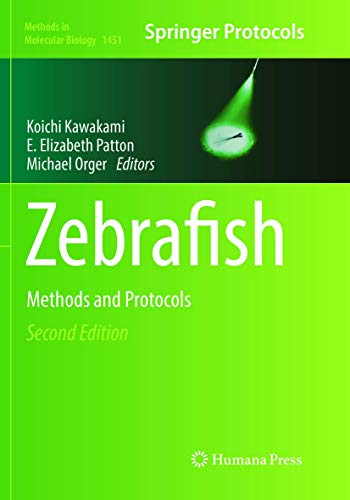 Stock image for Zebrafish: Methods and Protocols (Methods in Molecular Biology, 1451) for sale by GF Books, Inc.