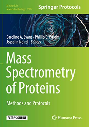 Beispielbild fr Mass Spectrometry of Proteins : Methods and Protocols zum Verkauf von Buchpark