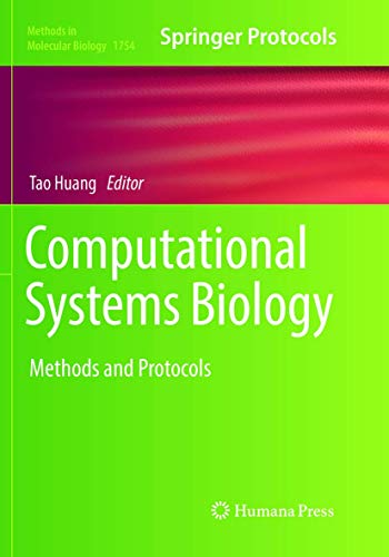 9781493992669: Computational Systems Biology: Methods and Protocols: 1754