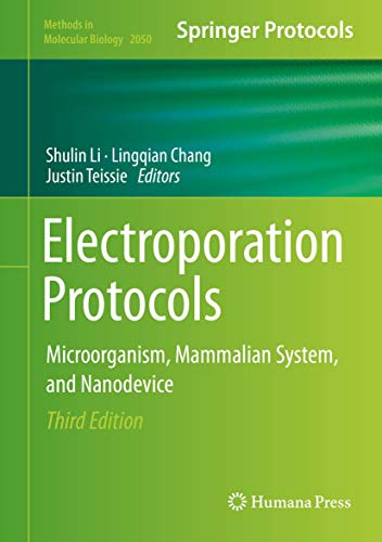 Imagen de archivo de Electroporation Protocols. Microorganism, Mammalian System, and Nanodevice. a la venta por Antiquariat im Hufelandhaus GmbH  vormals Lange & Springer