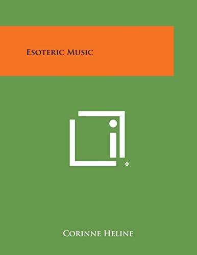 9781494069872: Esoteric Music