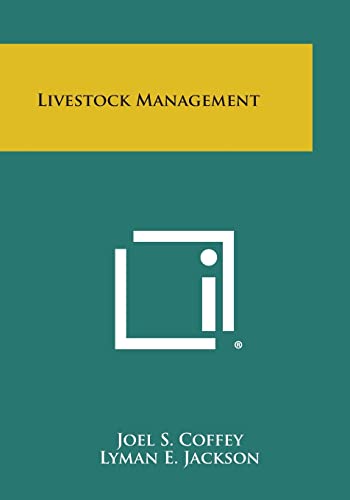 Imagen de archivo de Livestock Management a la venta por Lucky's Textbooks