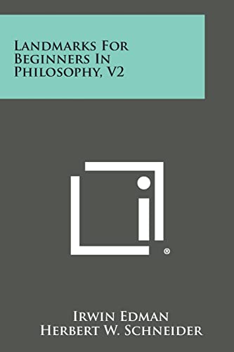 9781494118815: Landmarks for Beginners in Philosophy, V2