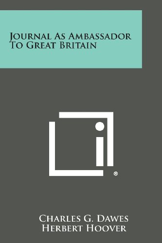 9781494120139: Journal as Ambassador to Great Britain