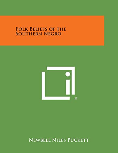 Beispielbild fr Folk Beliefs of the Southern Negro zum Verkauf von Lucky's Textbooks