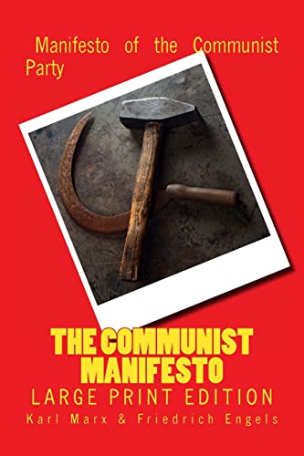 Imagen de archivo de The Communist Manifesto - Large Print Edition a la venta por Wonder Book