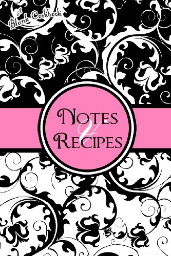 Stock image for Blank Cookbook: Notes & Recipes: (Pink, Black, White) for sale by SecondSale
