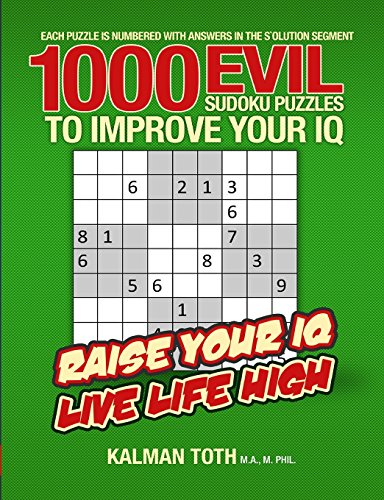 9781494420062: 1000 Evil Sudoku Puzzles to Improve Your IQ