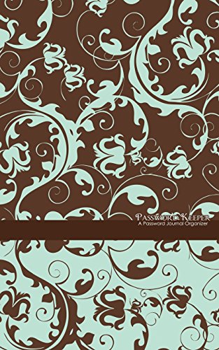 Stock image for Password Keeper: A Password Journal Organizer (blue & brown floral) for sale by Wonder Book