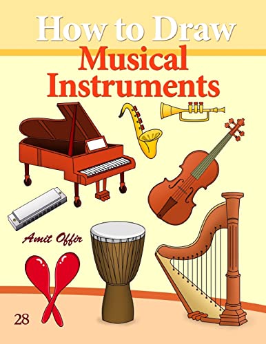 9781494736743: How to Draw Musical Instruments: Drawing Books for Beginners: Volume 28