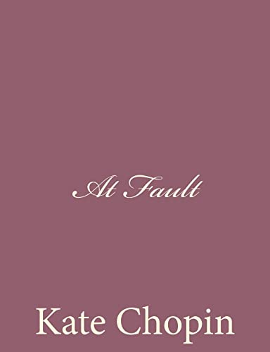 Imagen de archivo de At Fault a la venta por THE SAINT BOOKSTORE