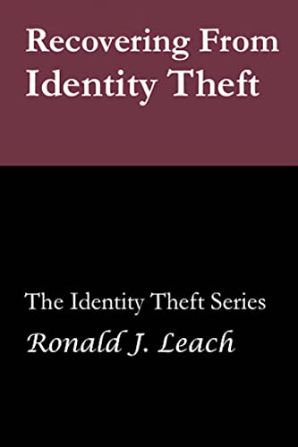 Imagen de archivo de Recovering From Identity Theft a la venta por Bob's Book Journey