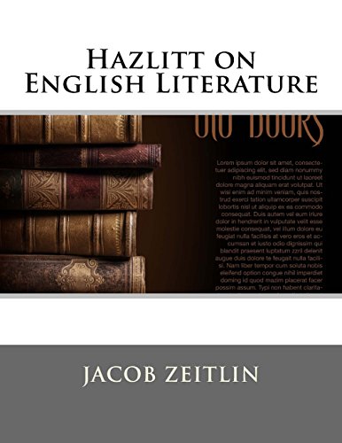 9781494858148: Hazlitt on English Literature