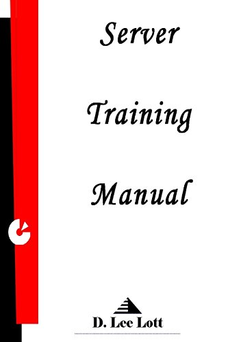 Beispielbild fr Server Training Manual zum Verkauf von Save With Sam