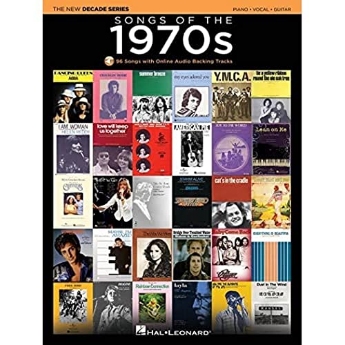 9781495000348: Songs of the 1970s: The New Decade Series with Online Play-Along Backing Tracks: 96 Songs with Online Audio Backing Tracks: Piano-Vocal-Guitar
