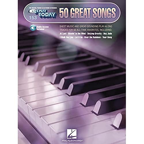 9781495008832: 50 great songs +enregistrements online: E-Z Play Today Volume 153 with Play-Along Audio Tracks! (E-Z Play Today, 153)