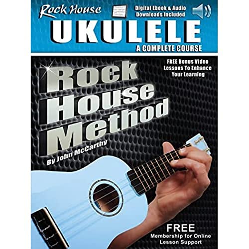 Beispielbild fr ROCK HOUSE METHOD LEARN UKULELE - A COMPLETE COURSE BOOK WITH AUDIO/VIDEO ONLINE Format: Softcover Audio Online zum Verkauf von INDOO