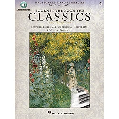 Stock image for Journey Through the Classics: Book 4 Intermediate Leve Book/Online Audio (Hal Leonard Piano Repertoire) for sale by HPB-Movies