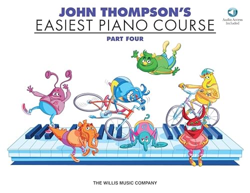 Stock image for John Thompson's Easiest Piano Course - Part 4 - Book/Audio: Part 4 - Book/Audio for sale by WorldofBooks