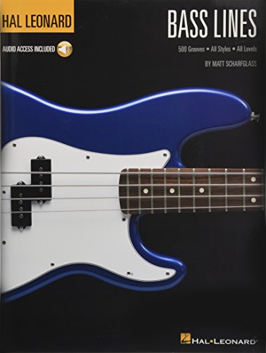Stock image for Bass Lines: Hal Leonard Bass Method 500 Grooves * All Styles * All Levels for sale by HPB Inc.