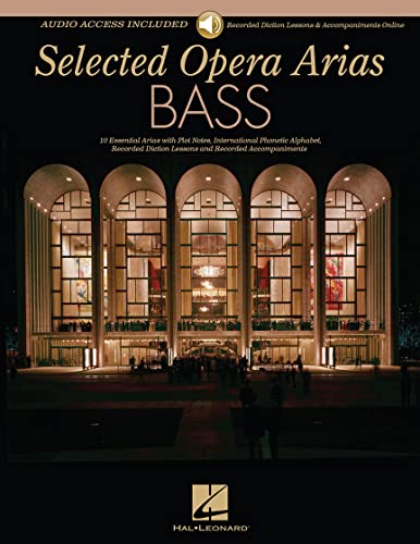 9781495030956: Selected opera arias: bass: Bass Edition