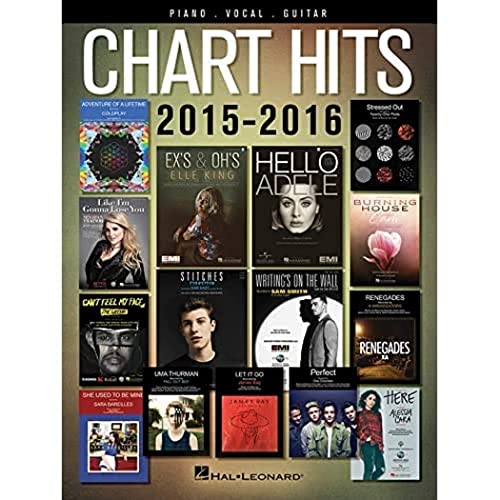 9781495052255: Chart hits of 2015-2016 piano, voix, guitare: Piano / Vocal / Guitar