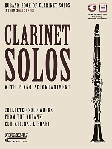 9781495065057: Rubank Book of Clarinet Solos Intermediate Level Clarinet Sheet Music Book with Online Audio 11 Classical and Festival Pieces by Mozart Handel ... Book with Online Audio (Stream or Download)