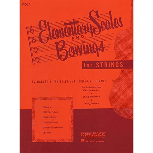 9781495087936: Elementary Scales and Bowings - Viola: First Position