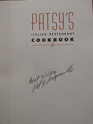 Beispielbild fr Patsy's Italian Restaurant of New York Cook Book zum Verkauf von HPB-Diamond