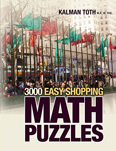 9781495253546: 3000 Easy Shopping Math Puzzles