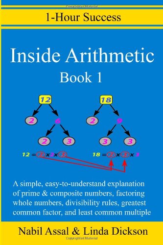 Stock image for Inside Arithmetic, Book 1: A simple, easy-to-understand explanation of prime & composite numbers, factoring whole numbers, divisibility rules, . and least common multiple. (1-Hour Success) for sale by Revaluation Books