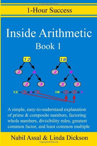 9781495292958: Inside Arithmetic, Book 1: A simple, easy-to-understand explanation of prime & composite numbers, factoring whole numbers, divisibility rules, ... and least common multiple. (1-Hour Success)