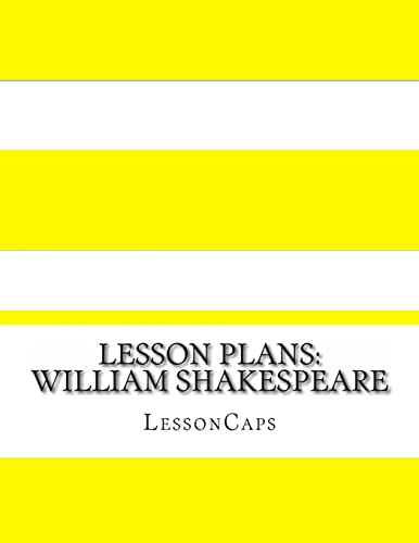 Beispielbild fr Lesson Plans: William Shakespeare zum Verkauf von THE SAINT BOOKSTORE