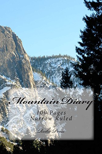 Beispielbild fr Mountain Diary: 100 Pages Narrow Ruled zum Verkauf von Revaluation Books