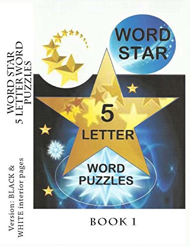 9781495445156: WORD STAR 5 Letter Word Puzzles - Book 1