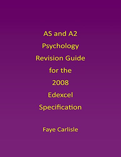 Beispielbild fr AS and A2 Psychology Revision Guide for the Edexcel Specification zum Verkauf von AwesomeBooks