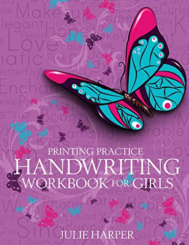 Imagen de archivo de Printing Practice Handwriting Workbook for Girls a la venta por WorldofBooks