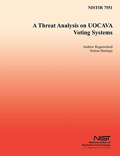 Imagen de archivo de A Threat Analysis on UOCAVA Voting Systems a la venta por Lucky's Textbooks