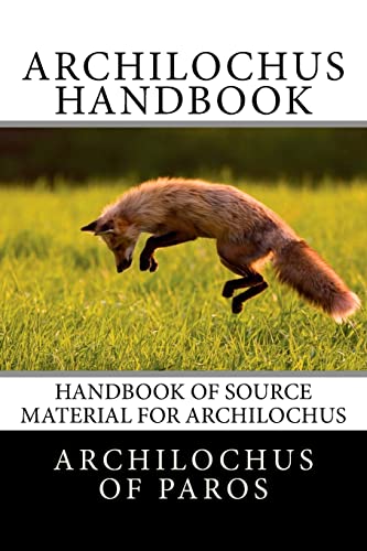 9781496039620: Archilochus Handbook