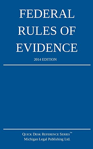 9781496110695: Federal Rules of Evidence: 2014 Edition