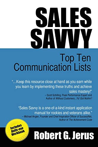 9781496111678: Sales Savvy: Top Ten Communication Lists