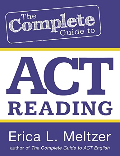 Imagen de archivo de The Complete Guide to ACT Reading a la venta por PlumCircle