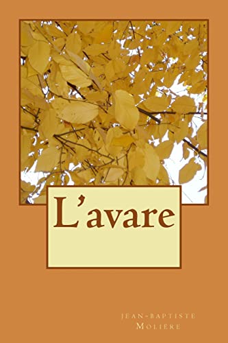 9781496130273: L'avare (French Edition)
