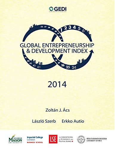 Beispielbild fr Global Entrepreneurship and Development Index 2014 zum Verkauf von THE SAINT BOOKSTORE